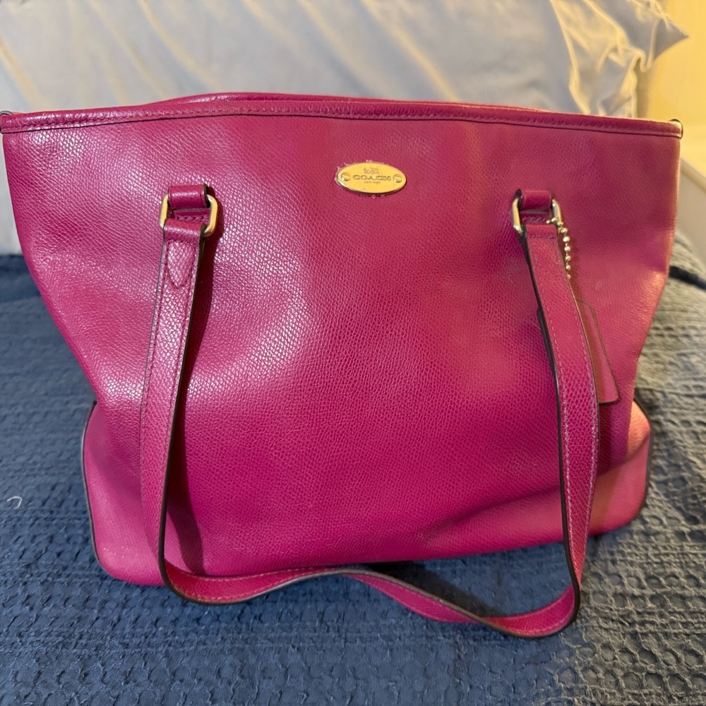 Coach fuchsia handbag
